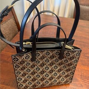 Marc Jacob Elegant Black and Brown Patterned Women's Bag Small Tote